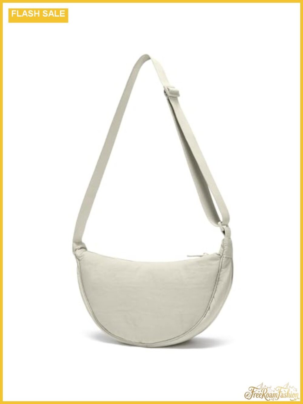 Crescent Bag Small Sling Crossbody Nylon Hobo Lightweight Travel